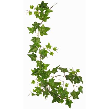 Guirlande de lierre artificielle BESSIE, collection écologique, vert, 160cm