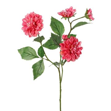 Branche décorative de dahlia artificielle QUINKA, rose vif, 70 cm Branche décorative de dahlia artificielle QUINKA, rose vif, 70 cm
