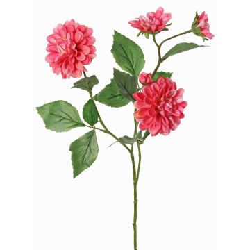 Branche décorative de dahlia artificielle QUINKA, rose vif, 70 cm Branche décorative de dahlia artificielle QUINKA, rose vif, 70 cm