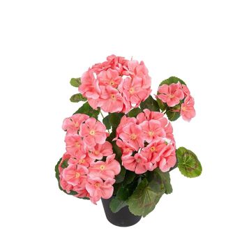 Fleur artificielle : géranium ELISABETTA dans un pot décoratif, saumon, 35 cm Fleur artificielle : géranium ELISABETTA dans un pot décoratif, saumon, 35 cm