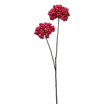 Branche décorative Sureau KULVEN, baies, rouge, 70cm Branche décorative Sureau KULVEN, baies, rouge, 70cm