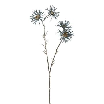 Branche artificielle Marguerite SNOFEL, bleu, 50cm