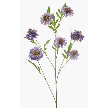 Branche artificielle Scabiosa RUXTER, violet, 110 cm, Ø 7-9 cm