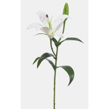 Fleur artificielle lys tigré MIXLON, blanche, 55 cm, Ø 13 cm