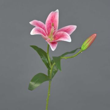 Fleur artificielle « lys tigré » MIXLON, rose, 55 cm, Ø 13 cm Fleur artificielle « lys tigré » MIXLON, rose, 55 cm, Ø 13 cm