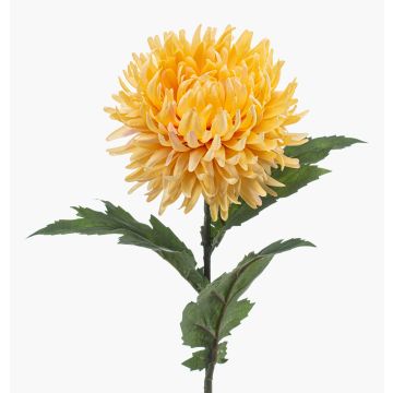 Chrysanthème artificiel SAXLER, jaune, 60 cm, Ø 12 cm