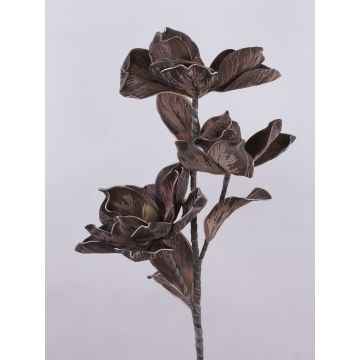 Branche de camélia décorative RANIA, marron, 95cm, Ø20cm