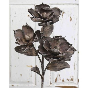 Branche de camélia décorative RANIA, marron, 95cm, Ø20cm