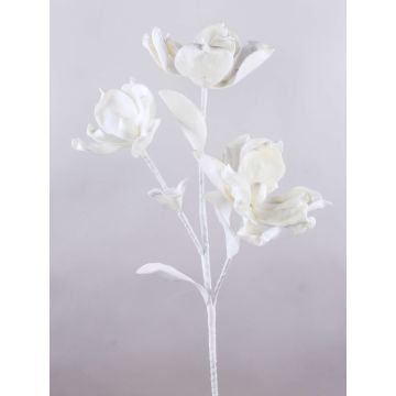 Branche de camélia décorative RANIA, blanc, 95cm, Ø20cm Branche de camélia décorative RANIA, blanc, 95cm, Ø20cm