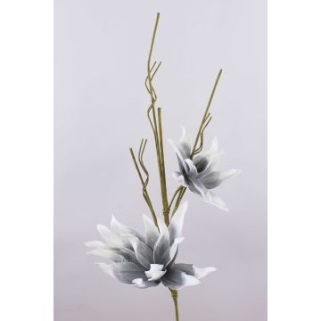 Fausse fleur Lys MADEA, gris, 105cm, Ø20-28cm