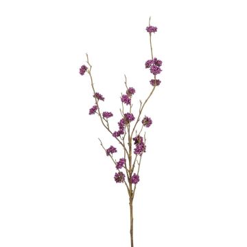 Branche artificielle Callicarpa bodinieri SILFIO avec des baies, violet clair, 95cm