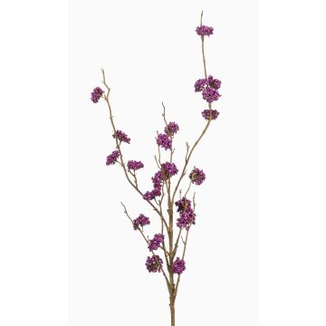 Branche artificielle Callicarpa bodinieri SILFIO avec des baies, violet clair, 95cm