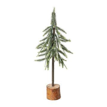 Arbre décoratif épicéa REMLY, enneigé, blanc-vert, 50 cm