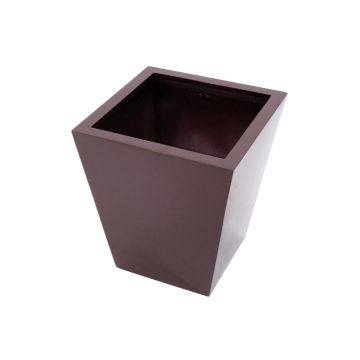 Cache-pot ORNELLO, marron, 50 x 45 x 45 cm