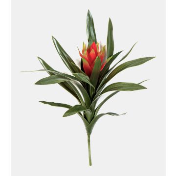 Guzmania artificielle YAARA avec fleurs, tige, rouge, 40 cm Guzmania artificielle YAARA avec fleurs, tige, rouge, 40 cm