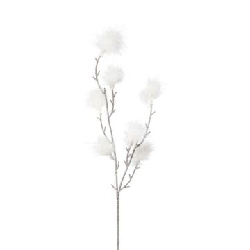 Branche de fothergilla décorative SMORKE avec des fleurs, blanc, 75cm