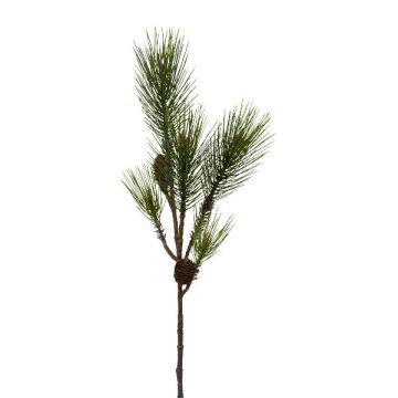 Branche artificielle de pin TREVAL avec des pommes de pin, vert, 85cm