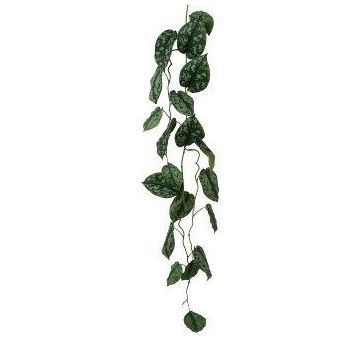 Guirlande artificielle de pothos tacheté JALPO, vert, 125cm Guirlande artificielle de pothos tacheté JALPO, vert, 125cm