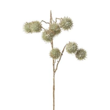 Branche artificielle Platane VELMOR avec des fruits, vert-or, 85cm