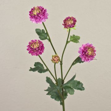 Chrysanthème artificiel RYON, lilas, 70cm, Ø3-5cm Chrysanthème artificiel RYON, lilas, 70cm, Ø3-5cm