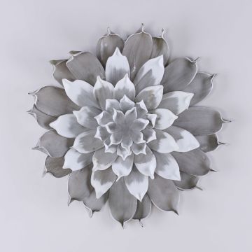 Fleur de camélia artificielle STEINKA, gris, Ø40cm Fleur de camélia artificielle STEINKA, gris, Ø40cm
