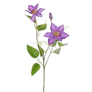 Clématite artificielle DORAN, violet, 75cm, Ø13cm