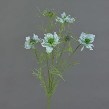 Nigelle artificielle SEVIN, bleu clair, 65cm, Ø6cm