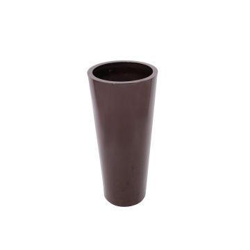 Cache-pot LEOPOLDO, marron, 110 cm, Ø 50 cm Cache-pot LEOPOLDO, marron, 110 cm, Ø 50 cm