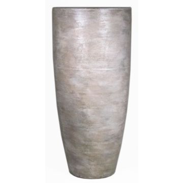 Vase haut en céramique THORAN avec veinure, marron-blanc, 70cm, Ø32cm Vase haut en céramique THORAN avec veinure, marron-blanc, 70cm, Ø32cm