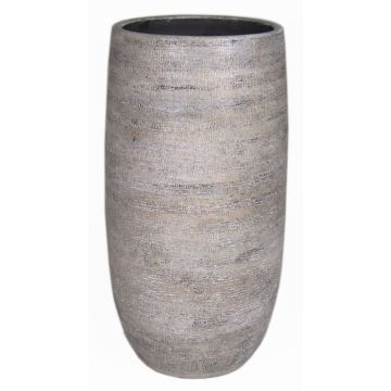 Vase à fleurs en céramique AGAPE avec veinure, blanc-marron, 50cm, Ø24,5cm Vase à fleurs en céramique AGAPE avec veinure, blanc-marron, 50cm, Ø24,5cm