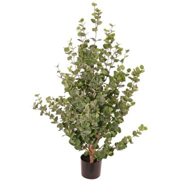 Arbre en eucalyptus artificiel TONFYN, tronc naturel, vert, 130 cm Arbre en eucalyptus artificiel TONFYN, tronc naturel, vert, 130 cm