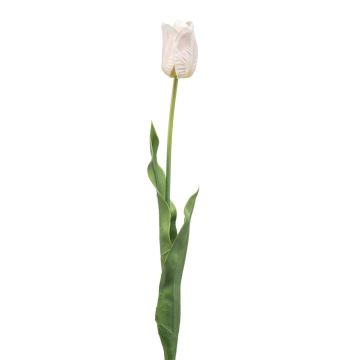 Tulipe artificiel SIDRA, blanc-rose tendre, 65cm Tulipe artificiel SIDRA, blanc-rose tendre, 65cm