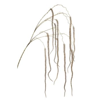 Branche artificielle Amaranthus YAELLE à fleurs, suspendu, brun, 140cm