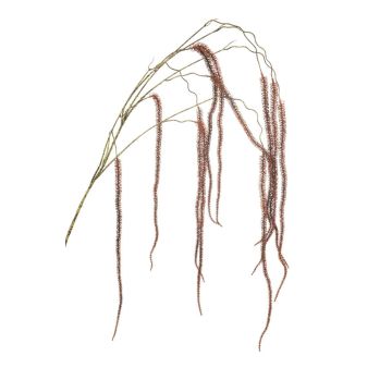 Branche artificielle Amaranthus YAELLE à fleurs, suspendu, rouge foncé, 140cm