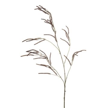 Branche amarante décorative CERRO avec fleurs, brun, 100cm