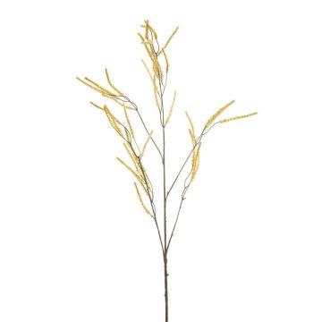 Branche amarante décorative CERRO avec fleurs, crème, 100cm