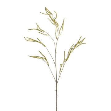 Branche amarante décorative CERRO avec fleurs, vert, 100cm