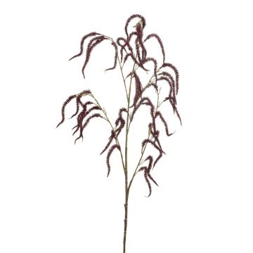 branche artificiel Amarante PIATRA à fleurs, rouge bordeaux, 100cm