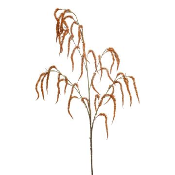 branche artificiel Amarante PIATRA à fleurs, orange, 100cm