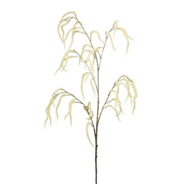 branche artificiel Amarante PIATRA à fleurs, crème, 100cm