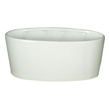 Coupe en céramique pour orchidées RODISA, ovale, blanc, 33x15x15cm Coupe en céramique pour orchidées RODISA, ovale, blanc, 33x15x15cm