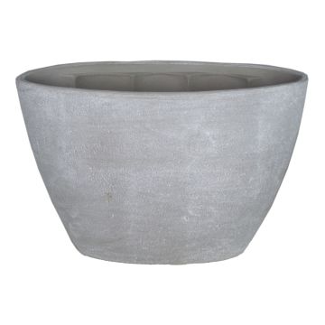 Pot en céramique pour orchidées RODISA, ovale, gris béton, 32x14,5x22,5cm Pot en céramique pour orchidées RODISA, ovale, gris béton, 32x14,5x22,5cm