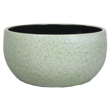 Coupe décorative en céramique ELIEL, moucheté, vert menthe-blanc, 13cm, Ø28cm Coupe décorative en céramique ELIEL, moucheté, vert menthe-blanc, 13cm, Ø28cm
