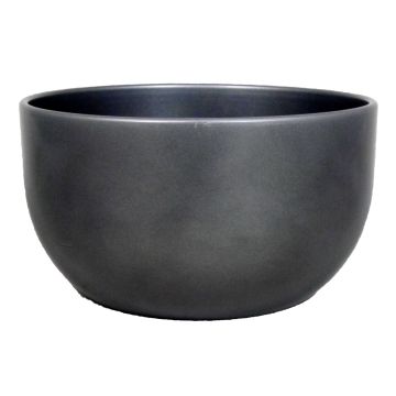 Coupe de plantes TEHERAN TOWER en céramique, anthracite, 14cm, Ø26cm