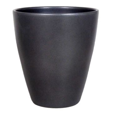 Vase décoratif TEHERAN PALAST en céramique, anthracite, 17cm, Ø13,5cm