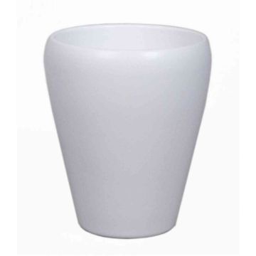 Vase conique pour orchidées NAZARABAD, céramique, blanc mat, 17cm, Ø14cm Vase conique pour orchidées NAZARABAD, céramique, blanc mat, 17cm, Ø14cm
