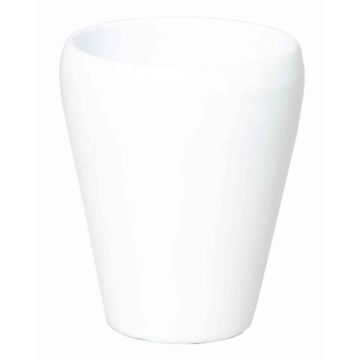 Vase conique pour orchidées NAZARABAD, céramique, blanc, 17cm, Ø14cm Vase conique pour orchidées NAZARABAD, céramique, blanc, 17cm, Ø14cm