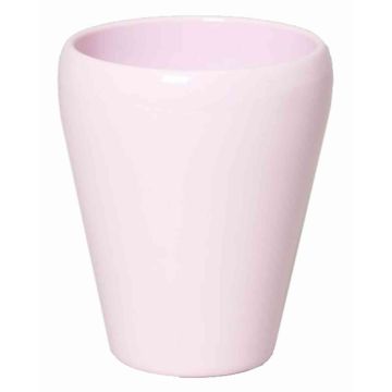Vase conique pour orchidées NAZARABAD, céramique, rose pâle, 17cm, Ø14cm Vase conique pour orchidées NAZARABAD, céramique, rose pâle, 17cm, Ø14cm