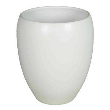 Vase décoratif blanc mat URMIA MONUMENT, céramique, 28cm, Ø25cm Vase décoratif blanc mat URMIA MONUMENT, céramique, 28cm, Ø25cm