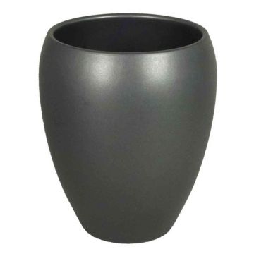 Vase décoratif anthracite mat URMIA MONUMENT, céramique, 23,5cm, Ø20cm Vase décoratif anthracite mat URMIA MONUMENT, céramique, 23,5cm, Ø20cm